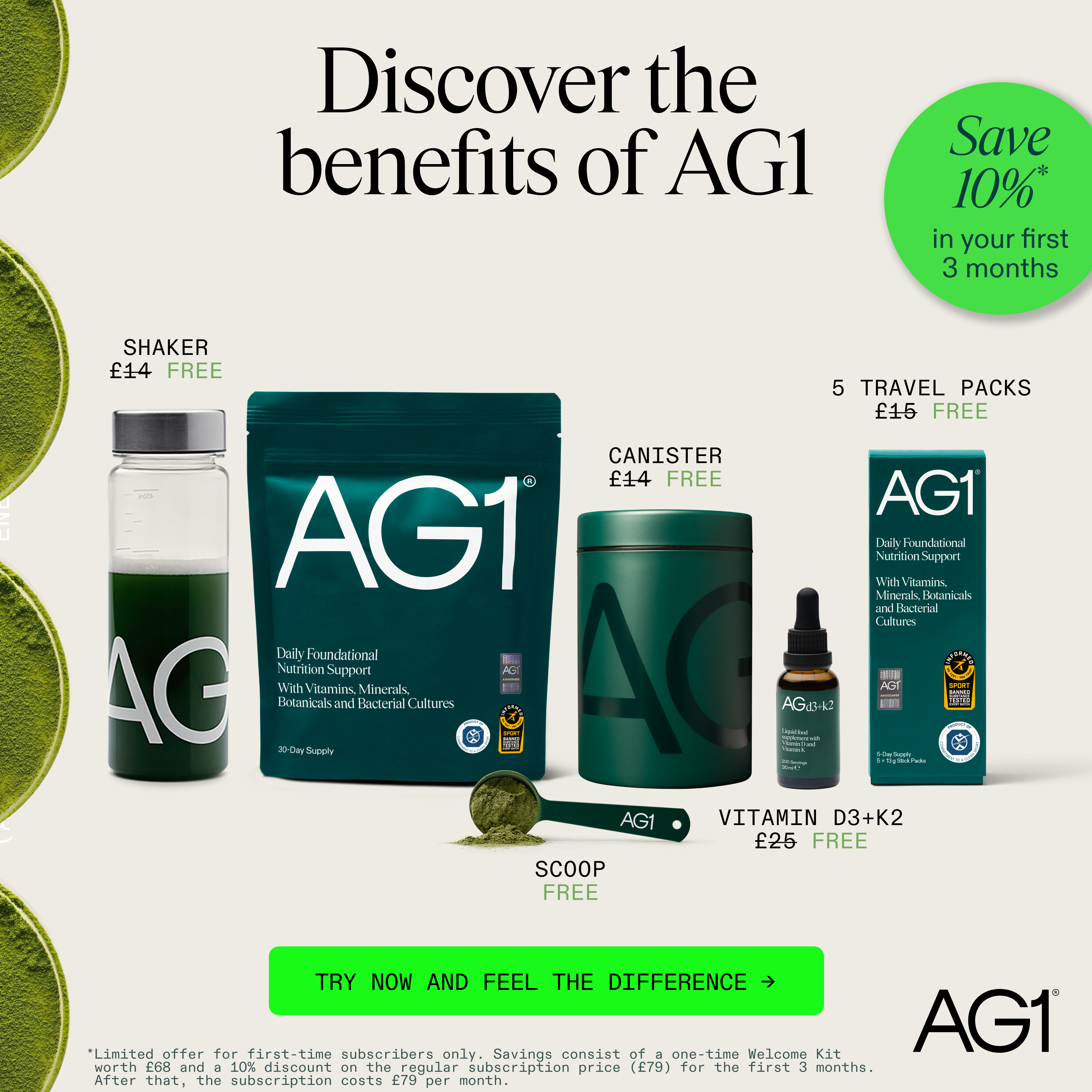 AG1 by Athletic Greens Facebook ad