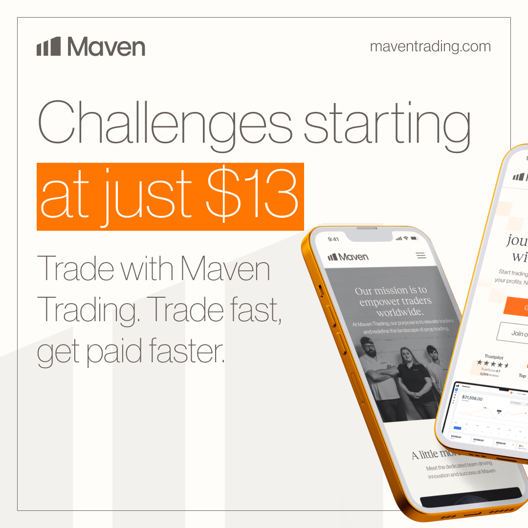 Maven Global Facebook ad: Trade with Maven!