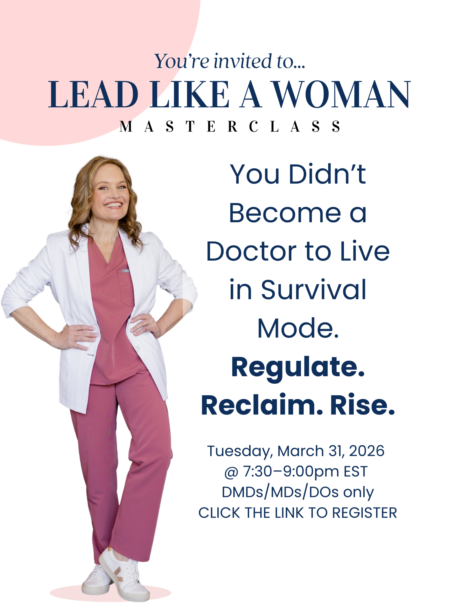 The Business of Happiness Facebook ad: High-achieving Women Physicians and Dentists: It’s Time To…