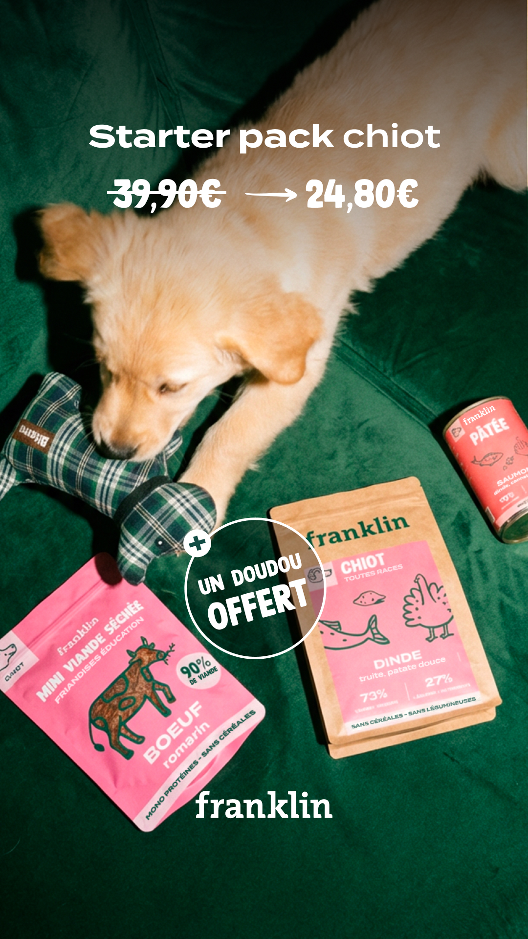 Franklin Pet Food Facebook ad