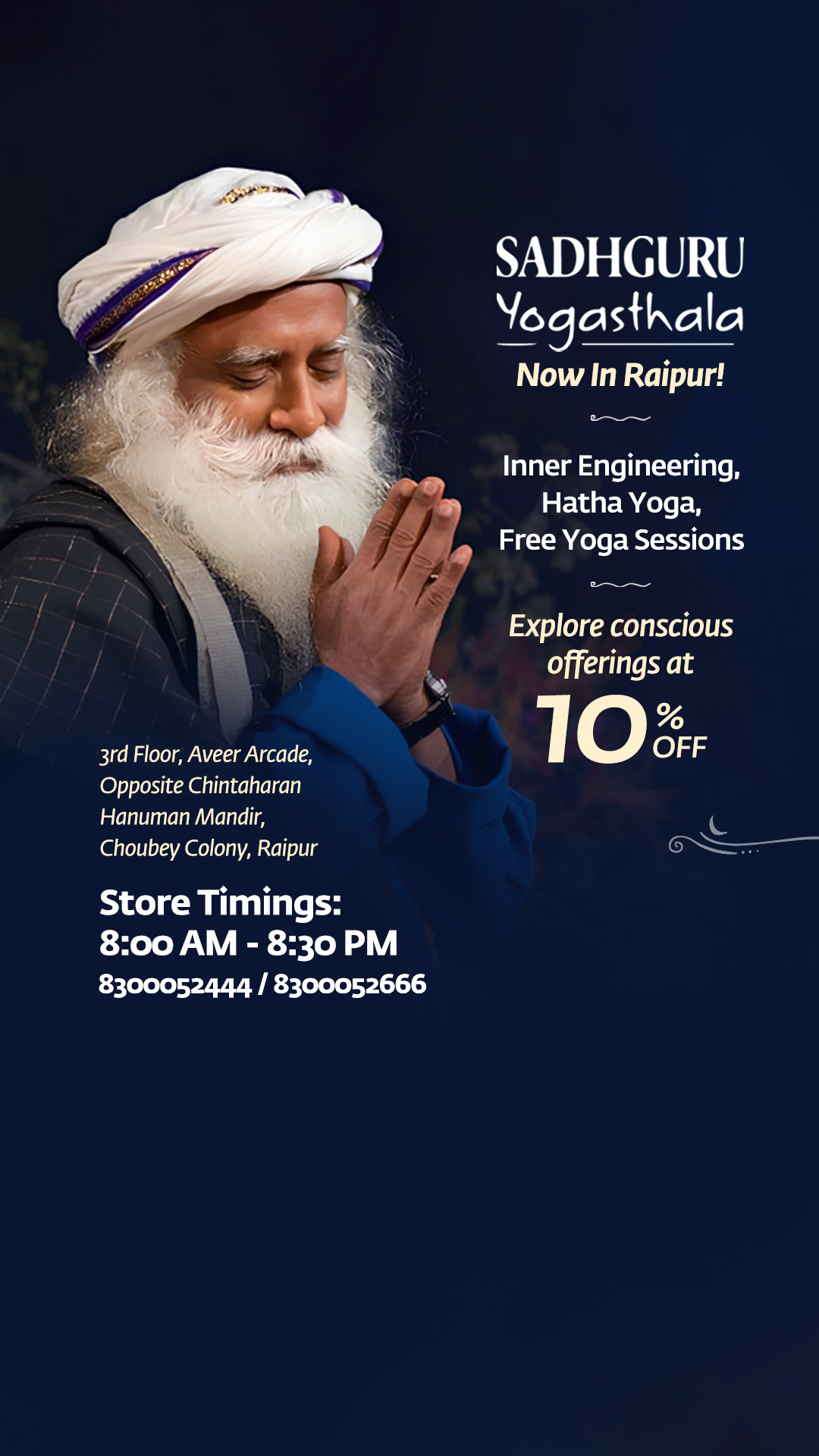 Isha Life Facebook ad from May 4, 2026