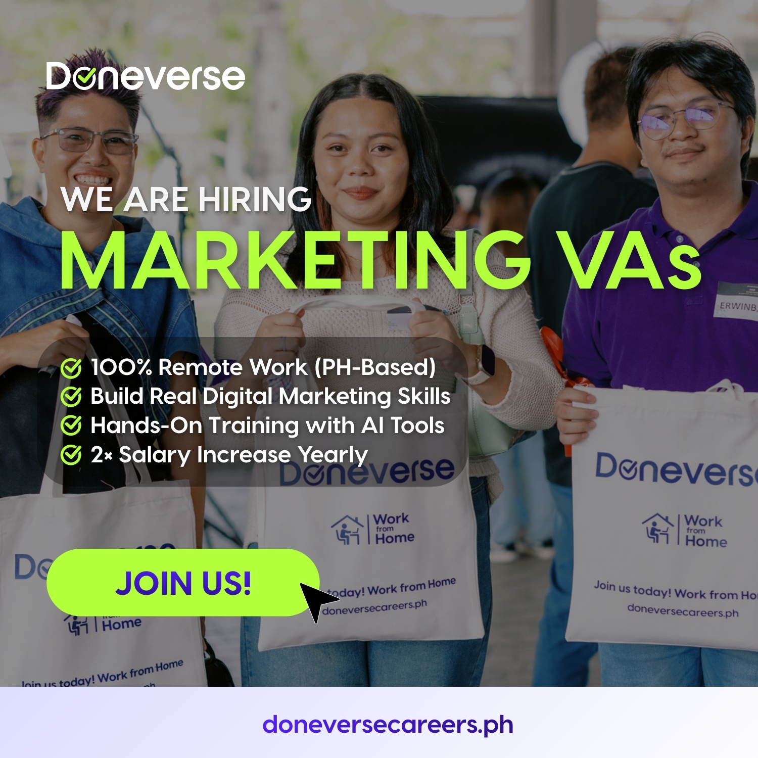 Doneverse - Careers Facebook ad
