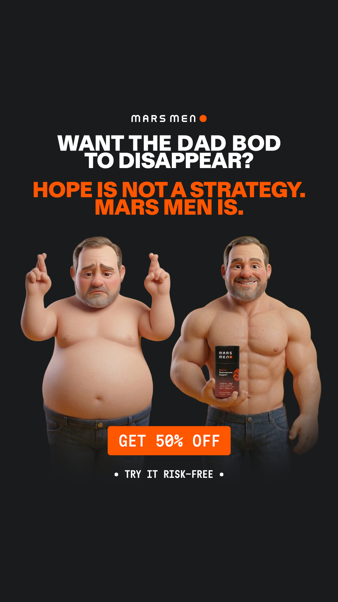 Mars Men Facebook ad