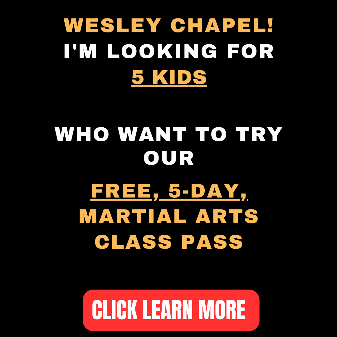 085 Brazilian Jiu Jitsu Facebook ad: Want a FREE 5-Day, Kids Martial Arts Class Pass?