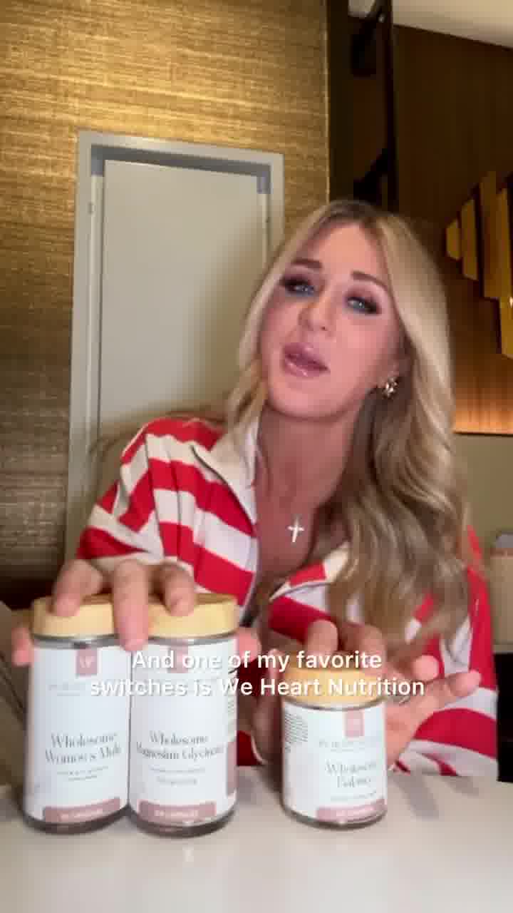 We Heart Nutrition Facebook ad: Riley Gaines Stays Strong with We Heart Nutrition