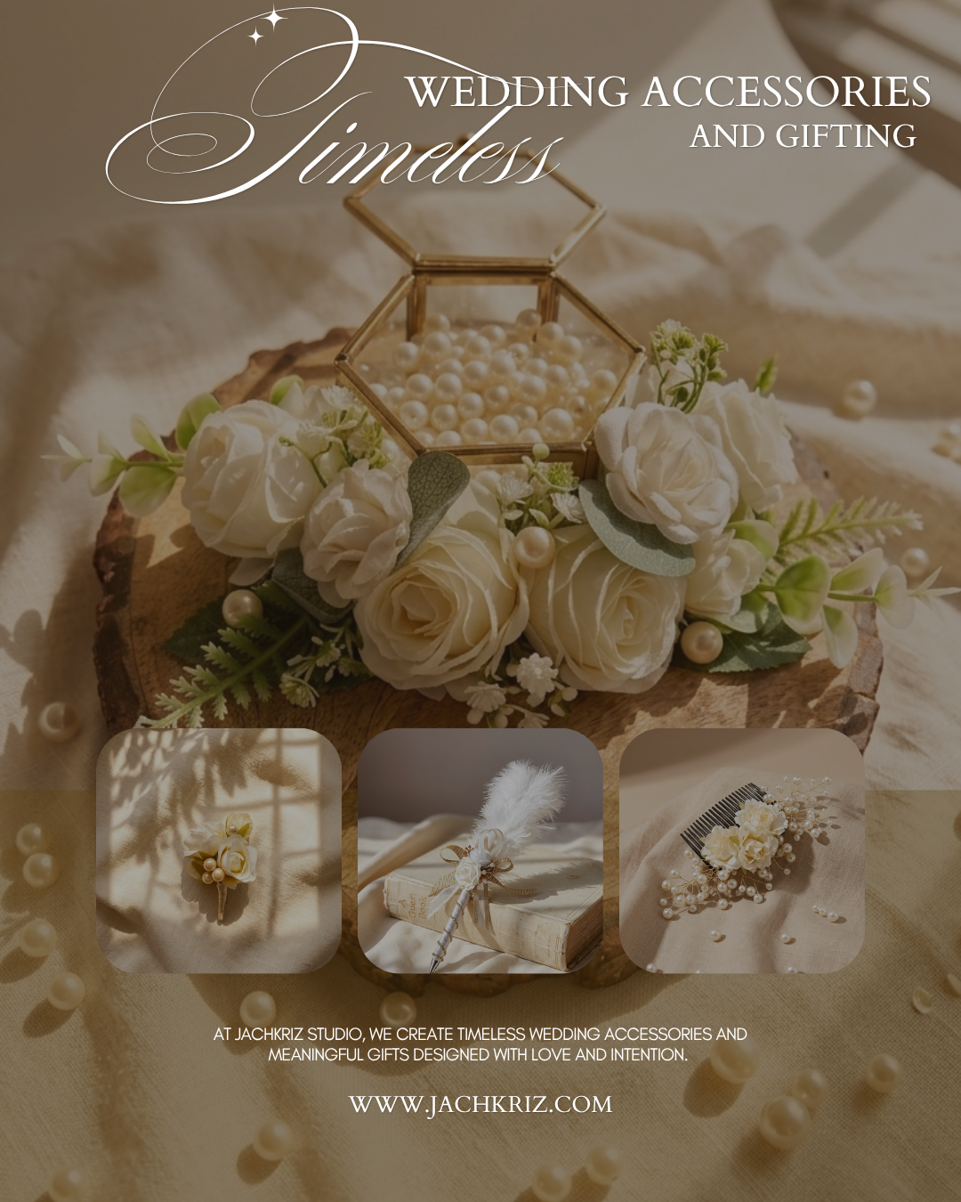 Jachkriz The Wedding Store Facebook ad: Every detail tells your love story.