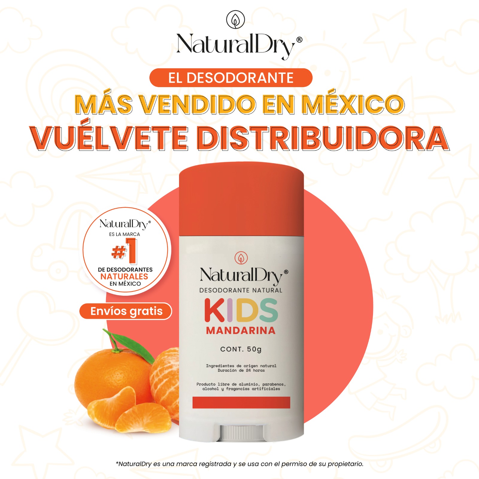 NaturalDry Deodorant Facebook ad
