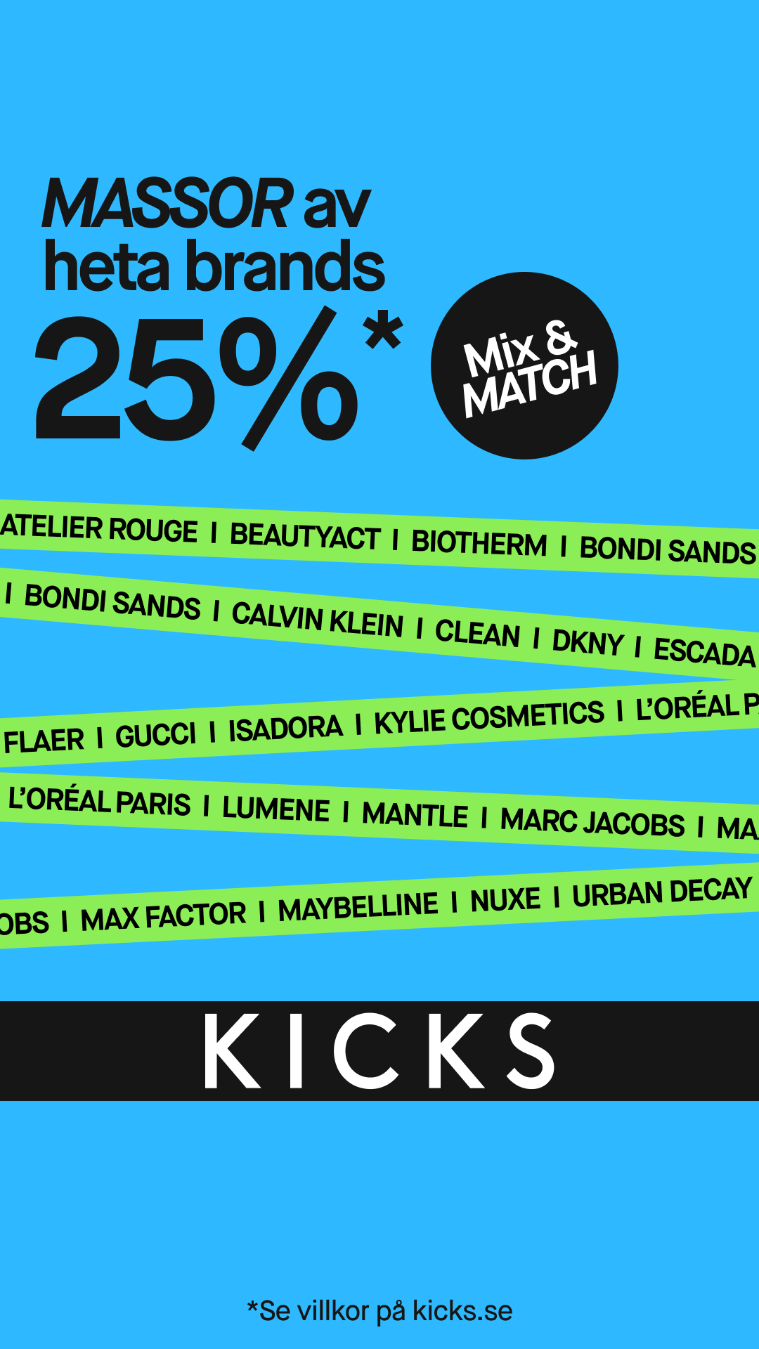 KICKS Facebook ad