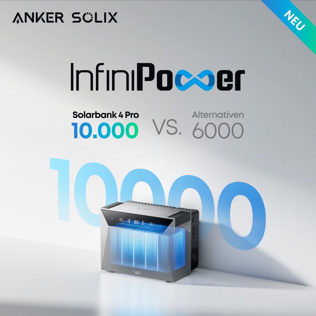 Anker Facebook ad: Die Anker SOLIX Solarbank 4 Pro ist euer…