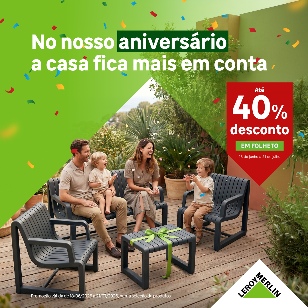 Leroy Merlin Facebook ad: Se este aniversário a família é o que…