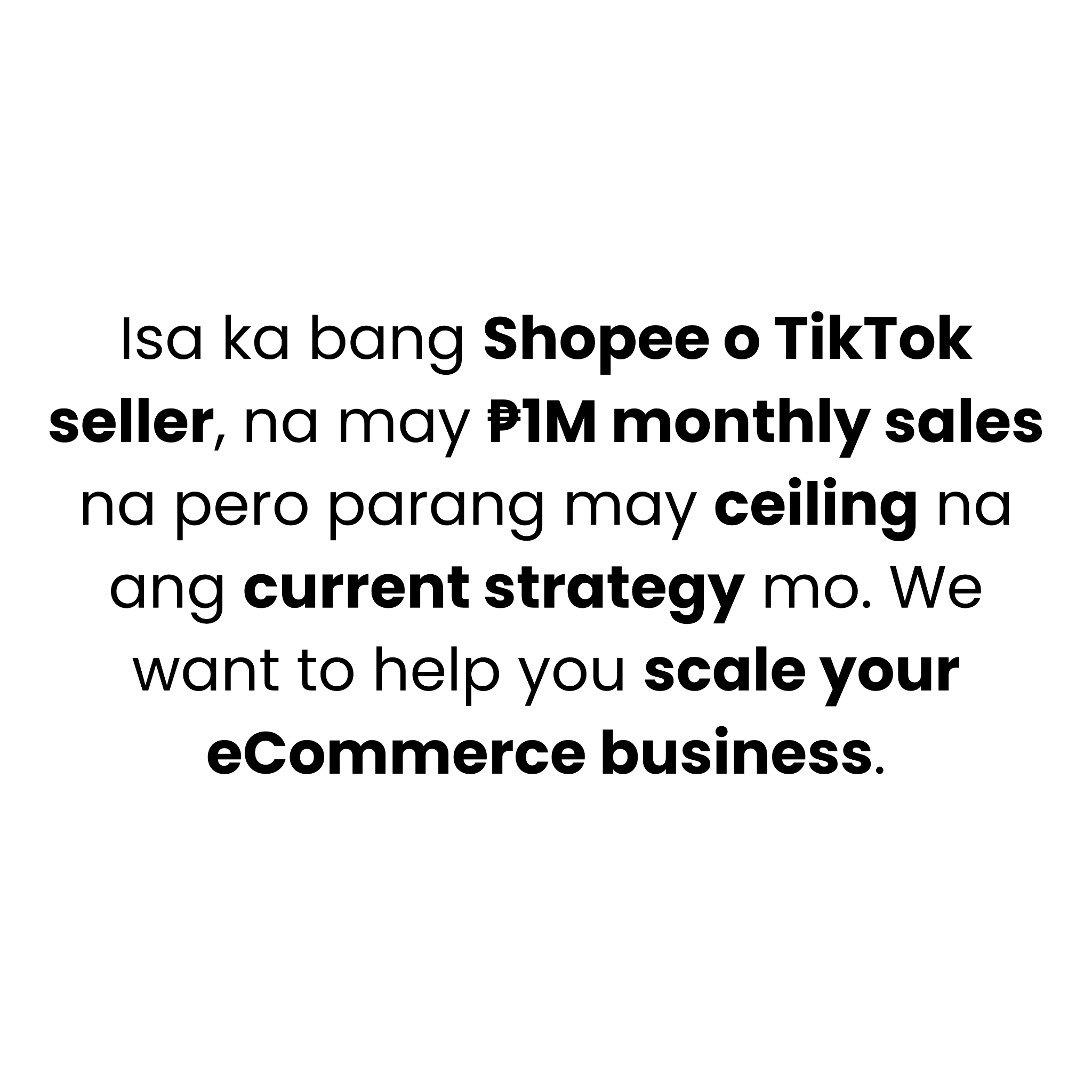 ECOM Accelerator Facebook ad