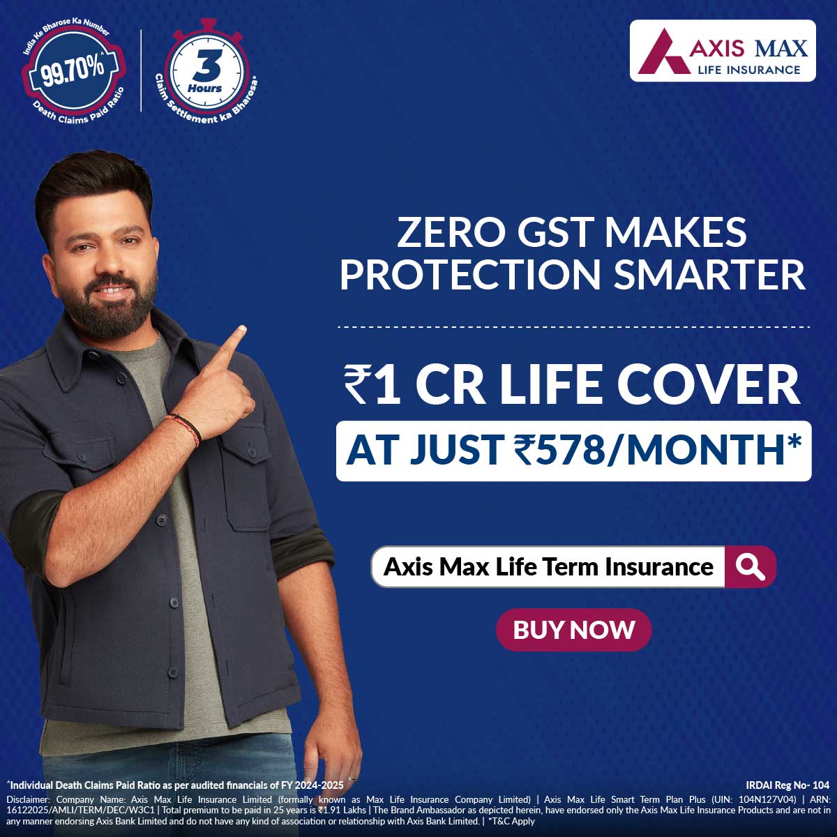 Axis Max Life Insurance Facebook ad