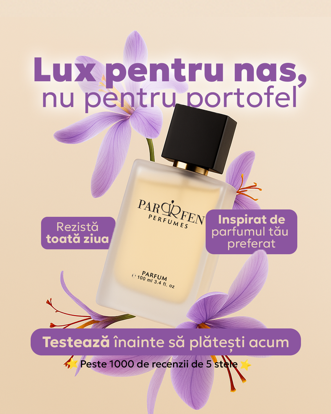Parfen Romania Facebook ad