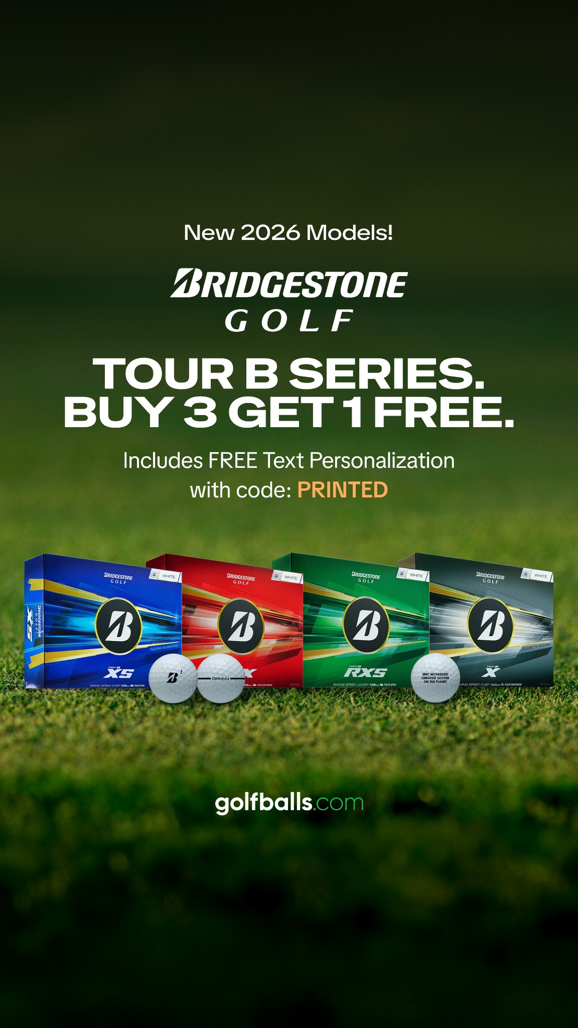 Golfballs.com Facebook ad