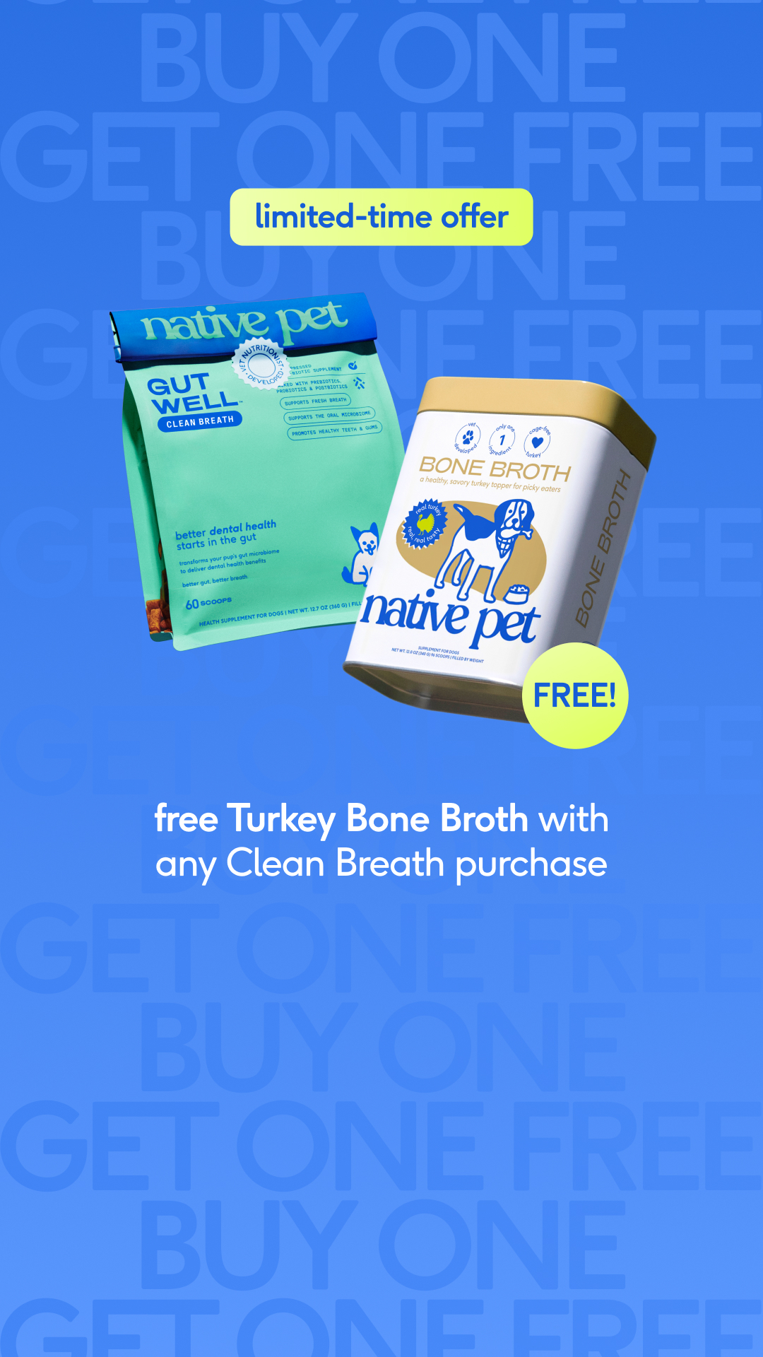 Native Pet Facebook ad