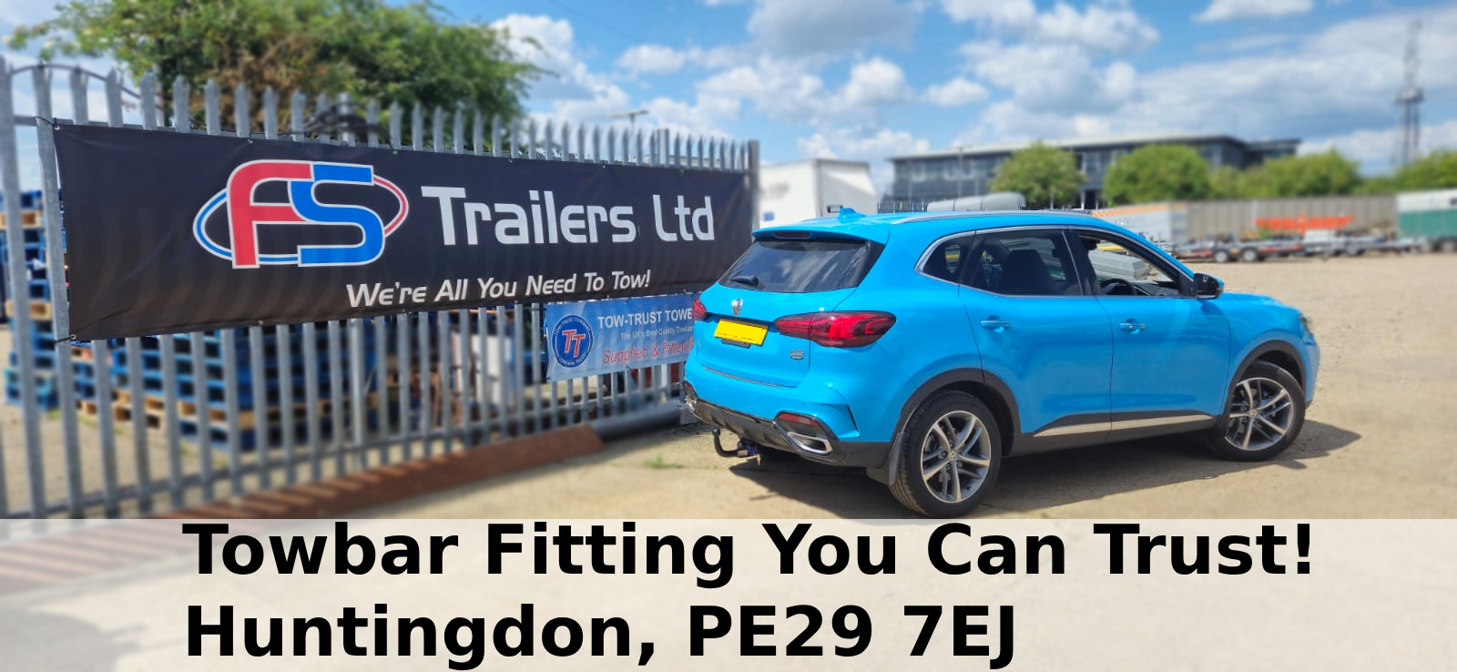 F S Trailers Ltd Facebook ad: Towbar Fitting, PE29