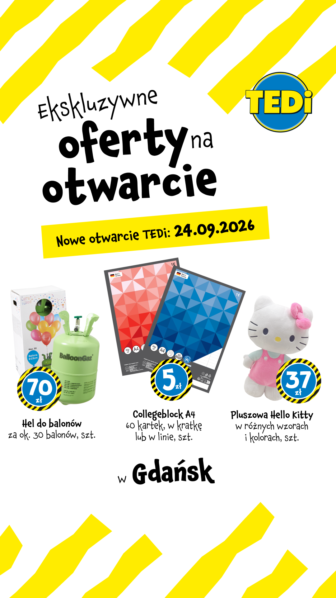 TEDi Polska Facebook ad: 80-895 Gdańsk, Podwale Grodzkie 8