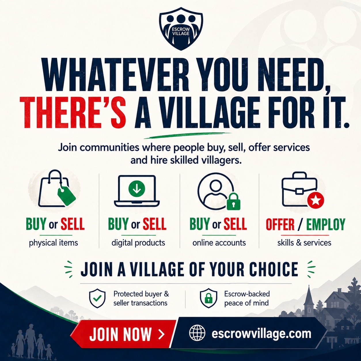 EscrowVillage Facebook ad