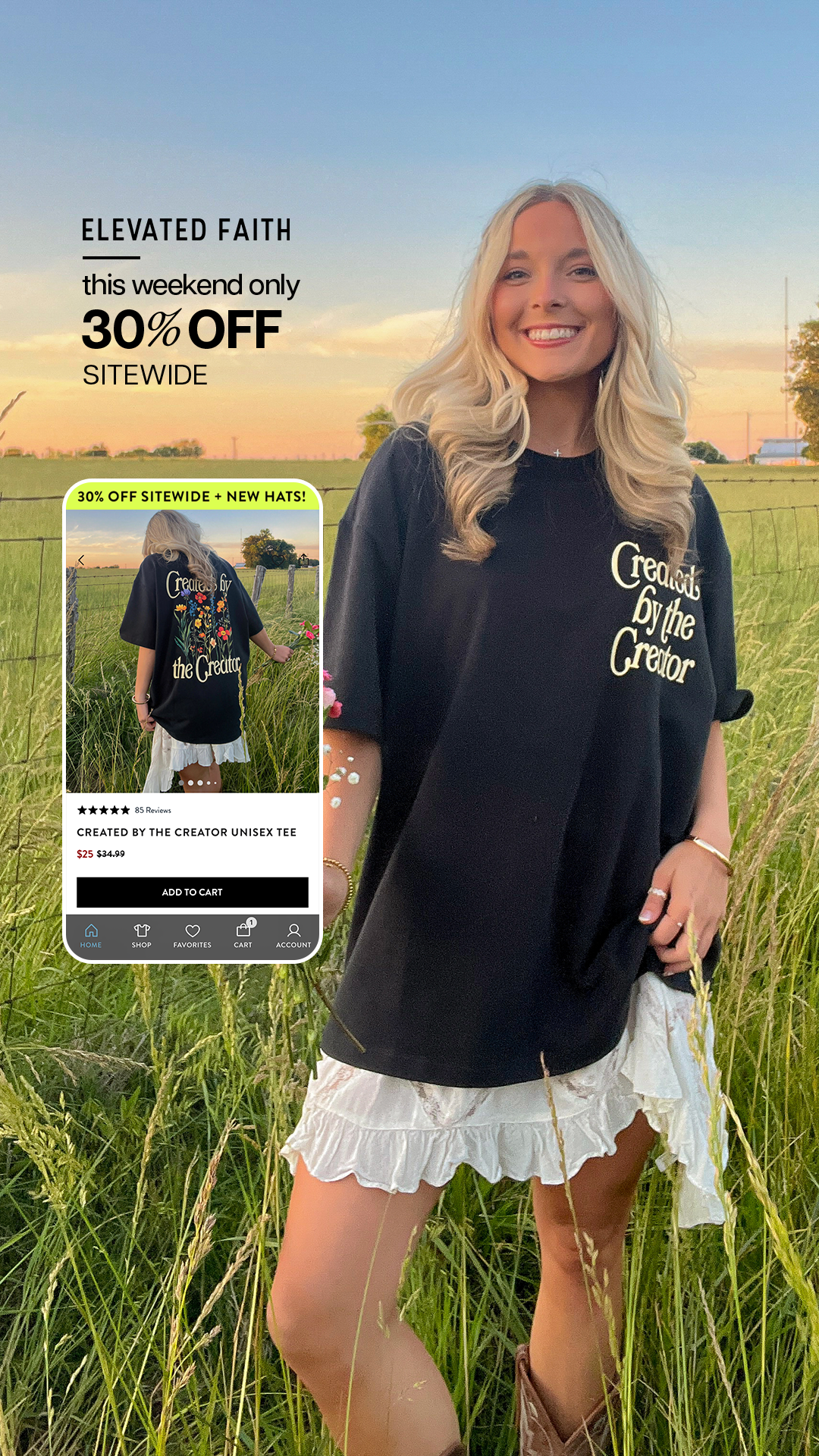 Elevated Faith Facebook ad