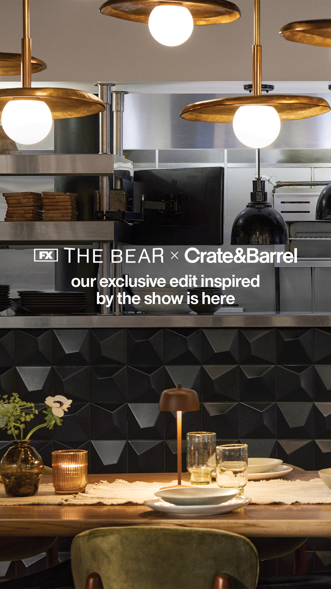 Crate and Barrel Facebook ad