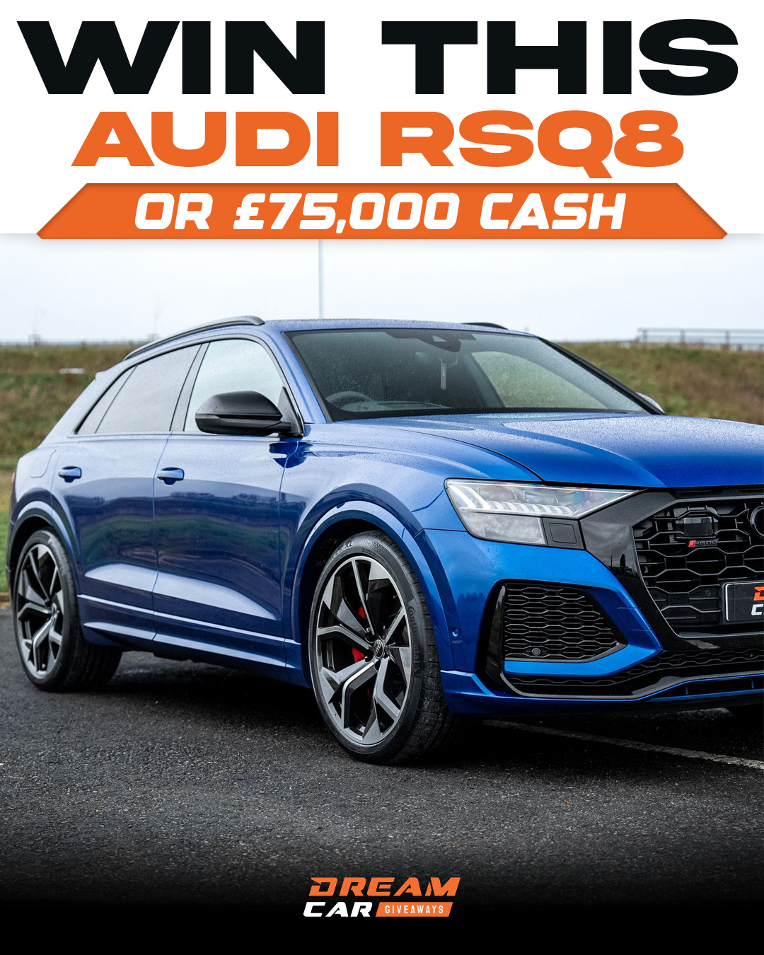 Dream Car Giveaways Facebook ad