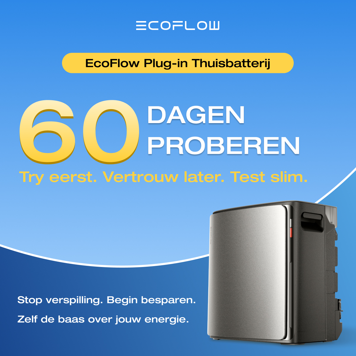 EcoFlow NL Facebook ad: EcoFlow Plug-in Thuisbatterij