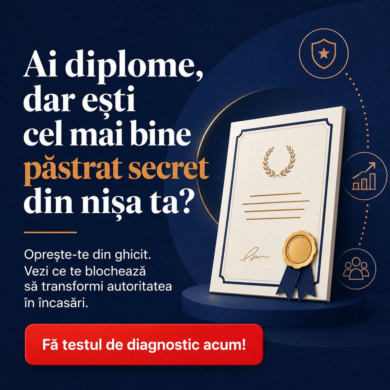 Adriana Radu Digital & Mindset Business Mentor Facebook ad: Unde sunt clienții? Află acum!