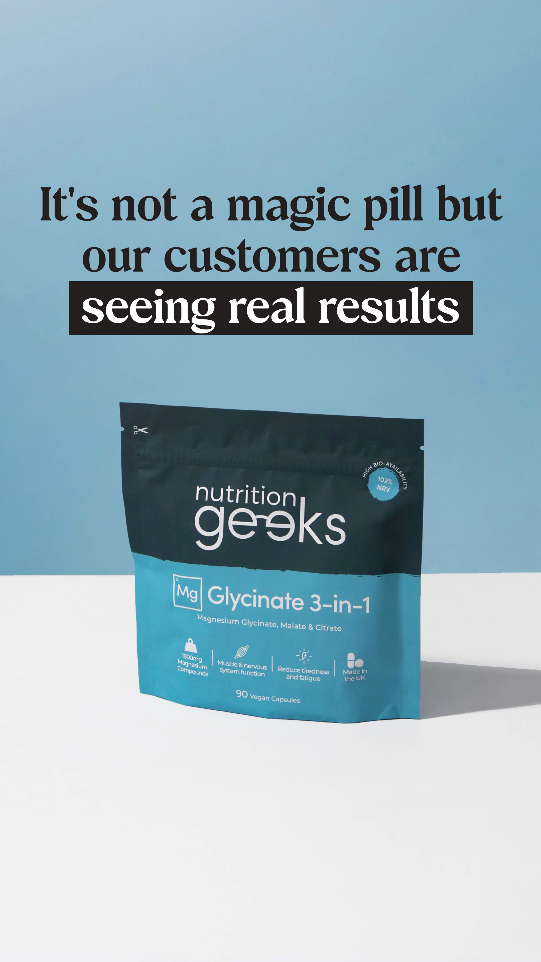 Nutrition Geeks Facebook ad