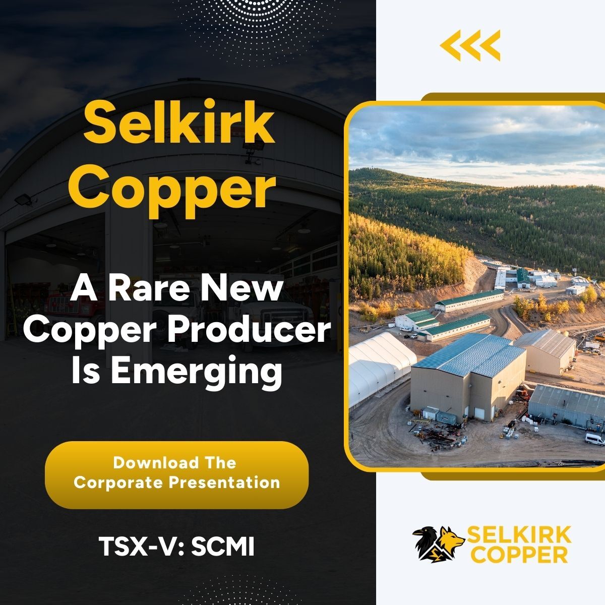 Selkirk Copper Facebook ad: Restarting a High-Grade Copper-Gold-Silver Mine in Canada