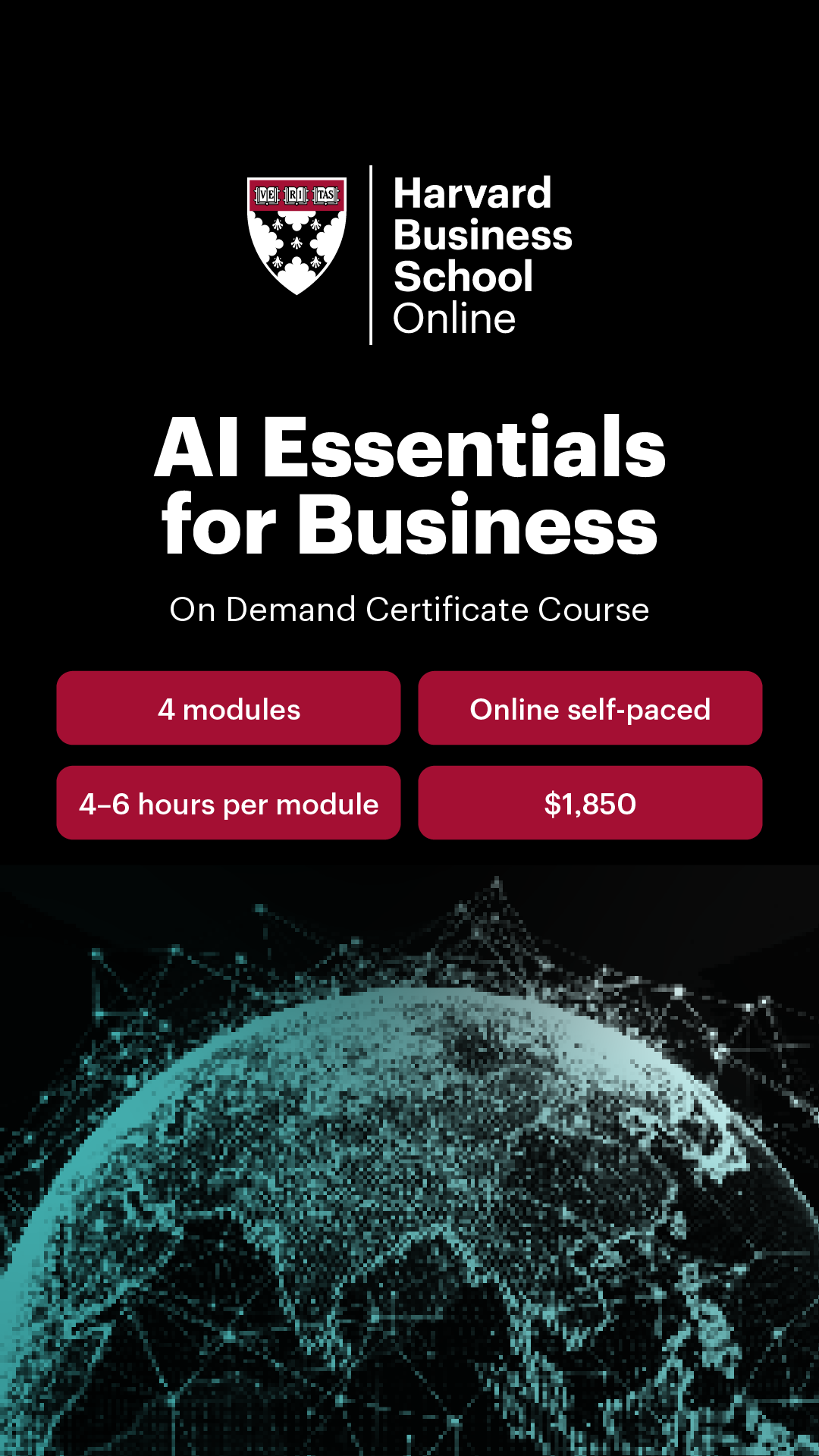 Harvard Business School Online Facebook ad