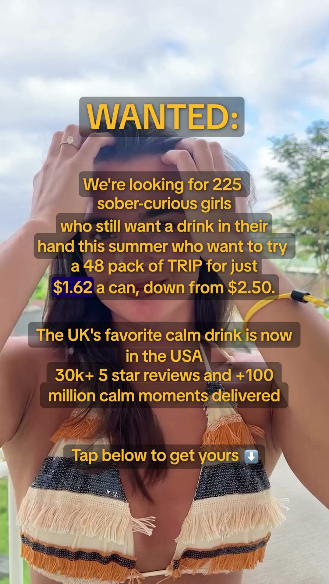 TRIP Facebook ad from Aug 10, 2026