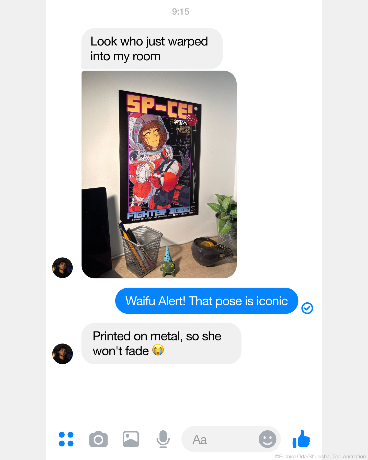 Displate Facebook ad