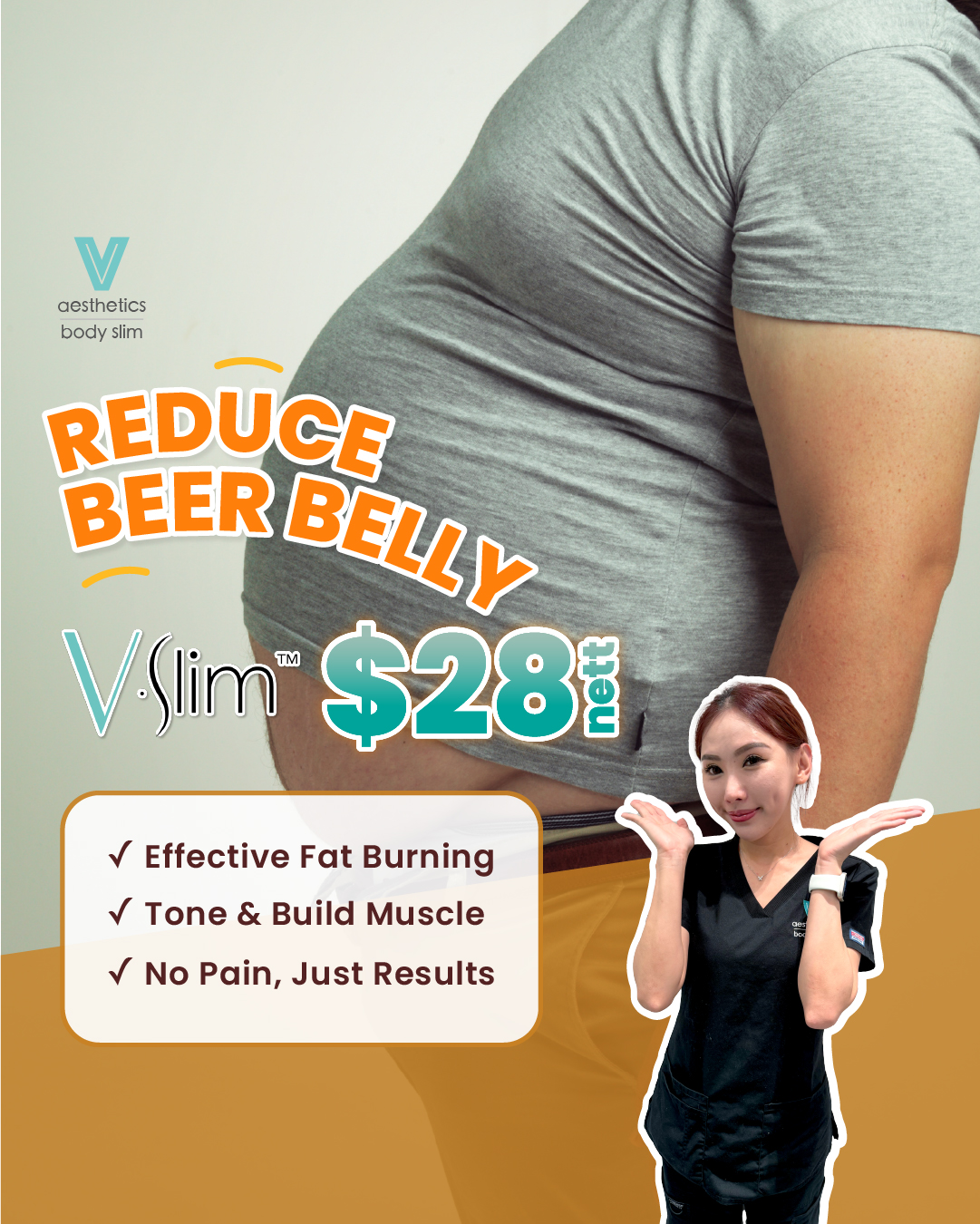 V Aesthetics Body Slim Facebook ad