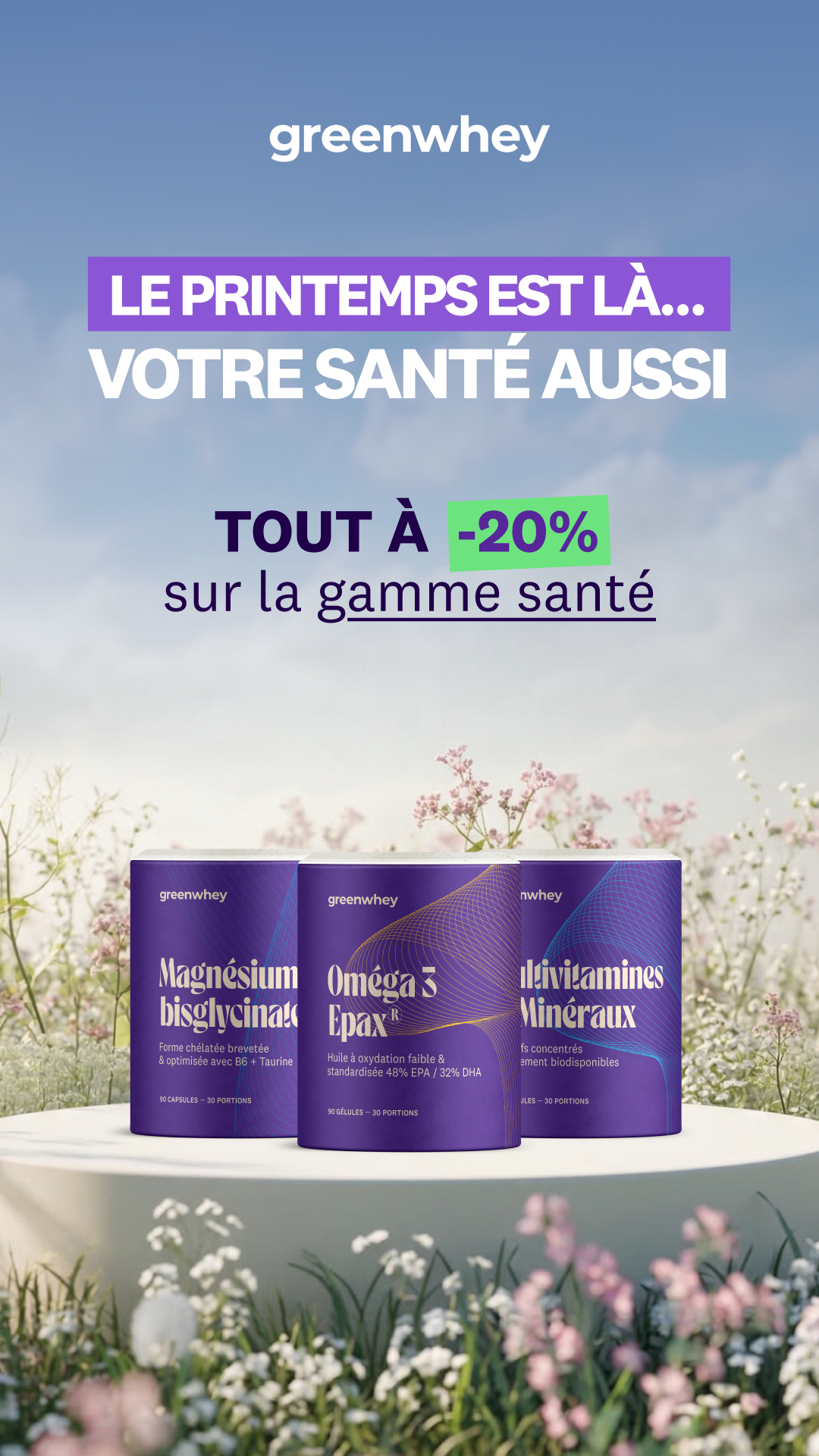 greenwhey Facebook ad