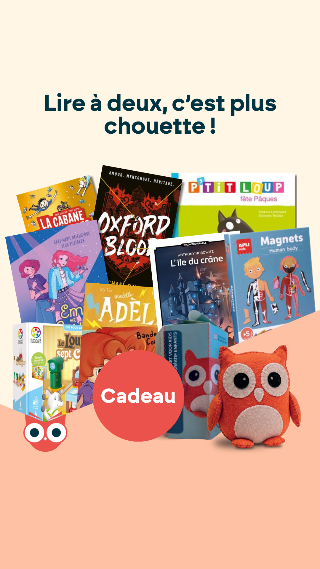 Librairie Club Facebook ad