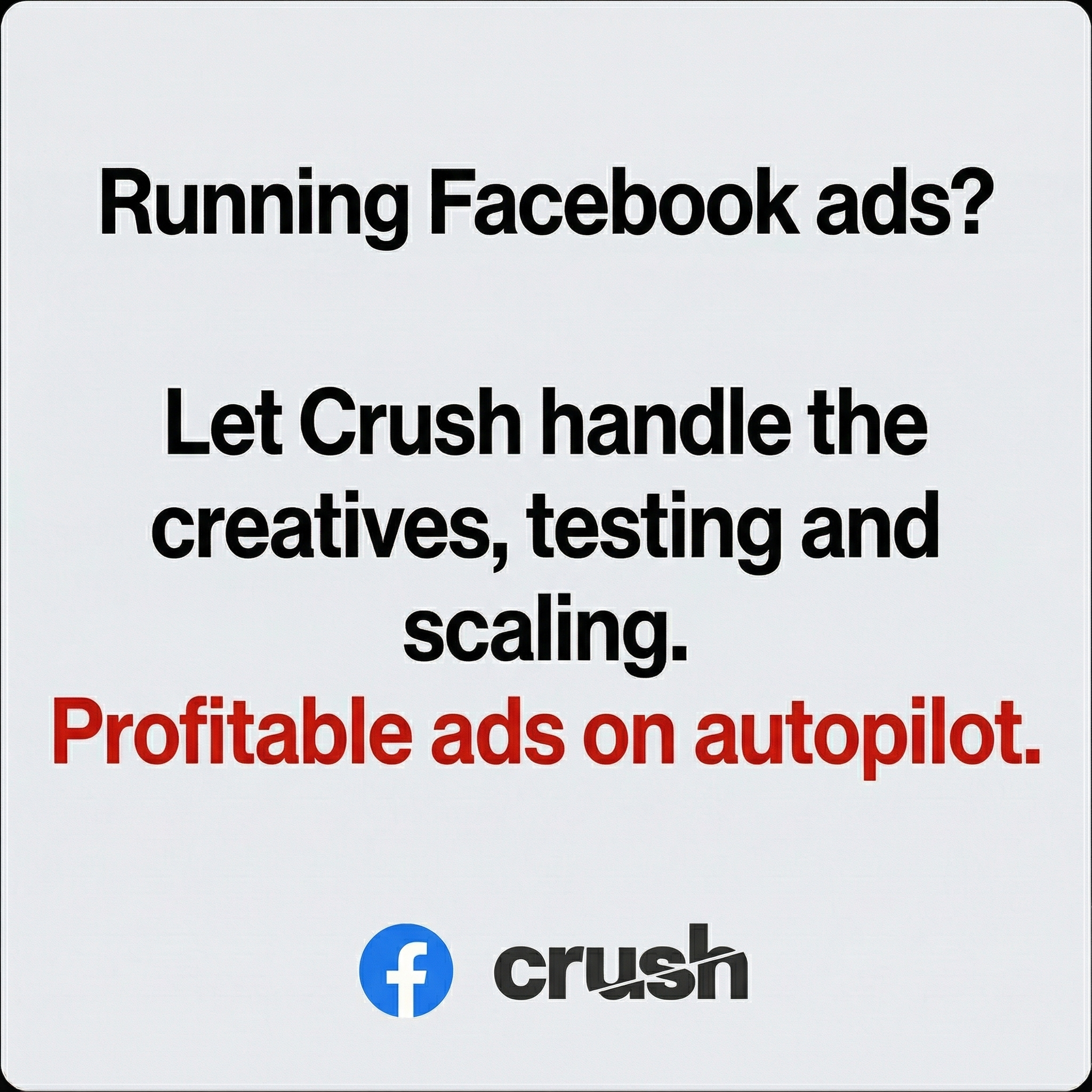trycrush.ai Facebook ad