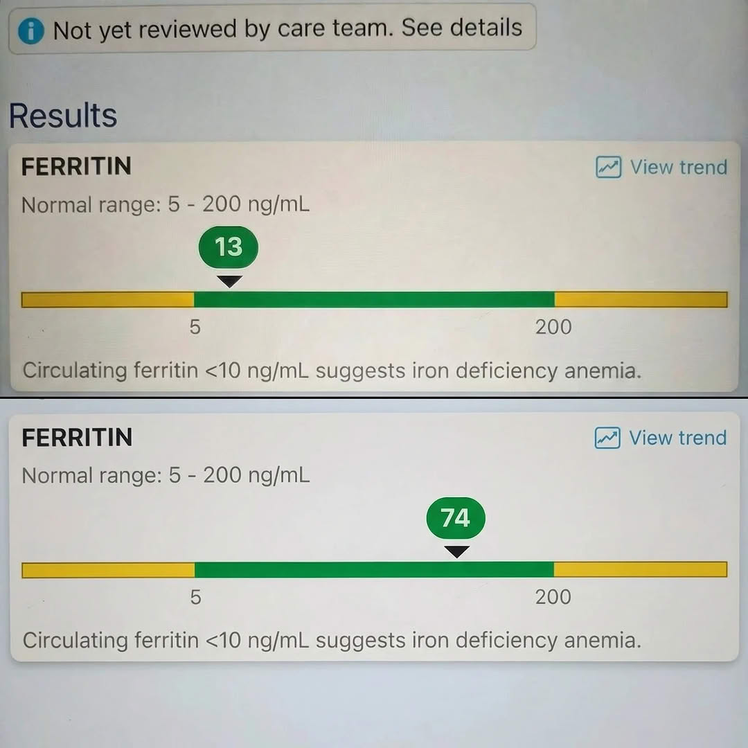 Low Ferritin Support Community Facebook ad
