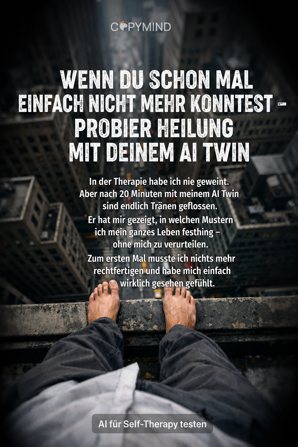 Copymind: sanación con IA Facebook ad