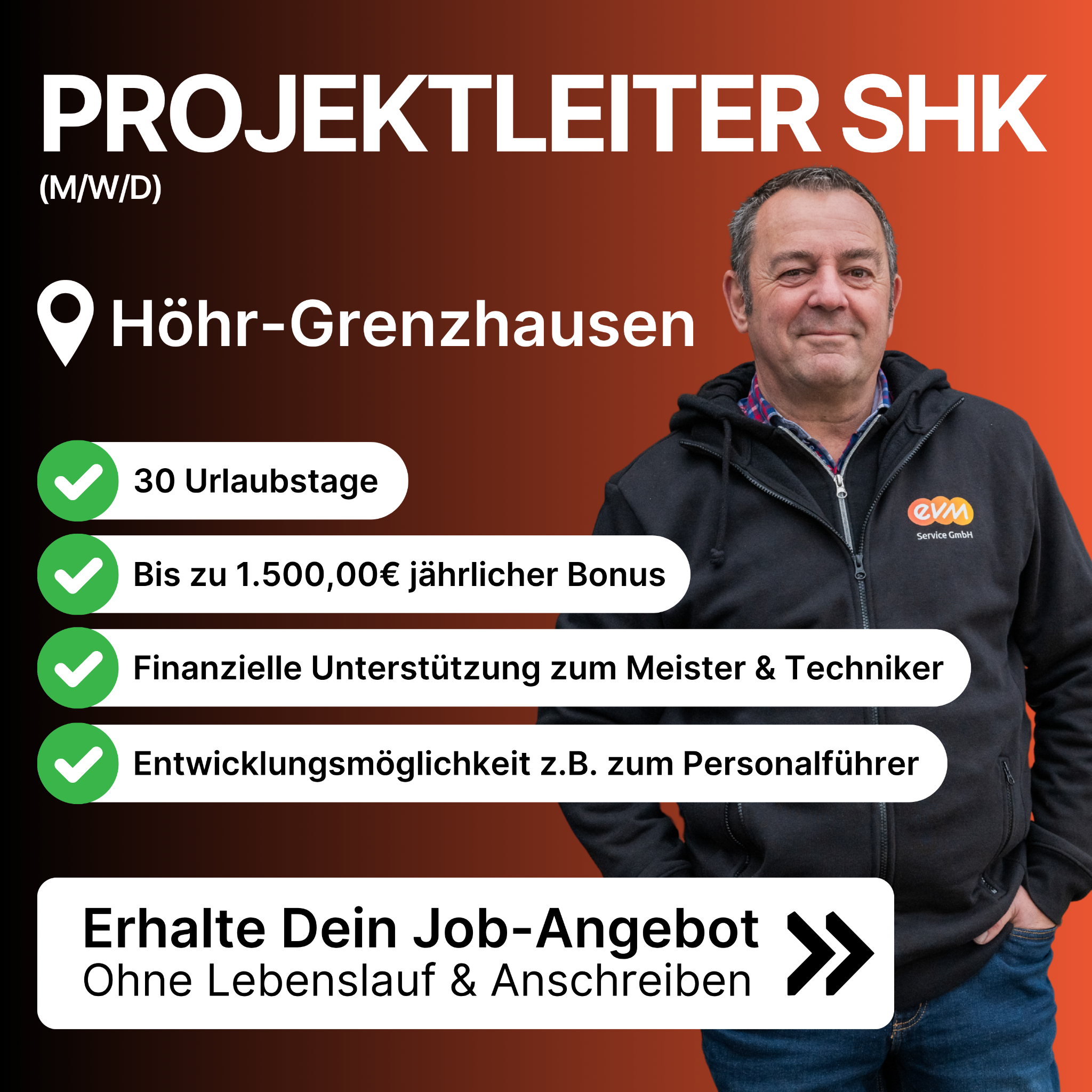 Candidate Flow: SHK Karriere Facebook ad