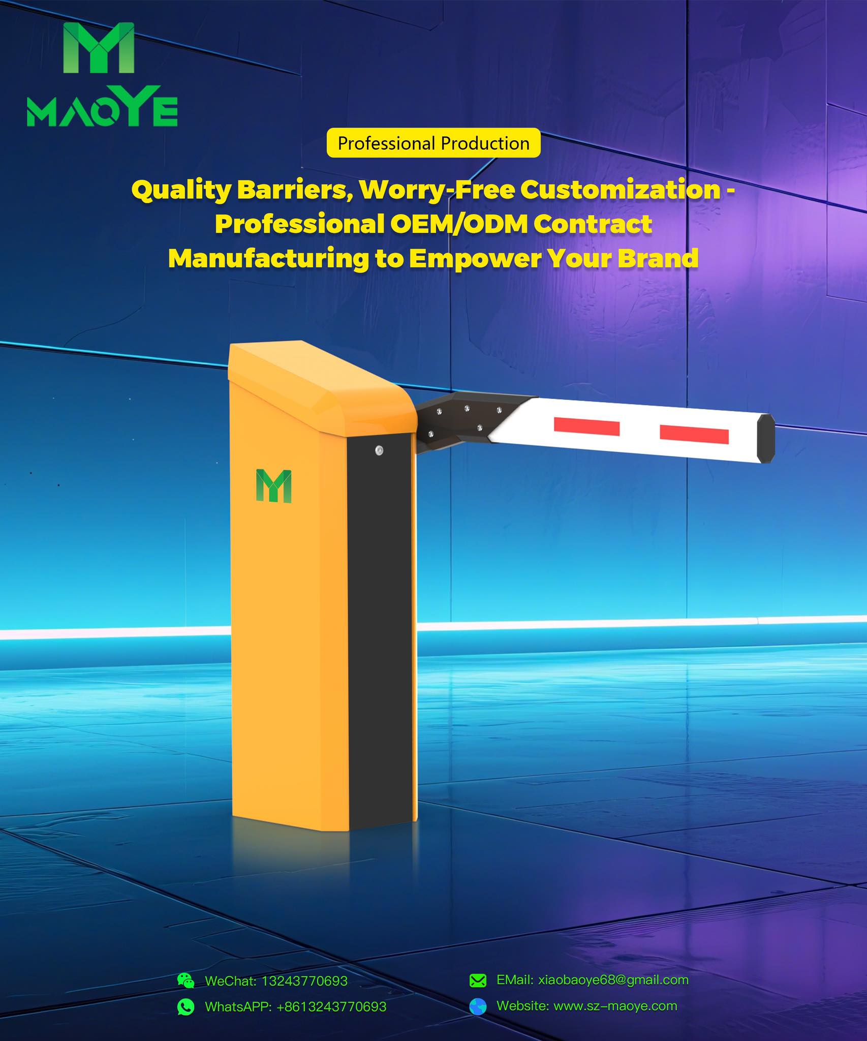 MAOYE barrier gate turnstiles Manufacturers Facebook ad: Home | 贸叶(maoye) technology