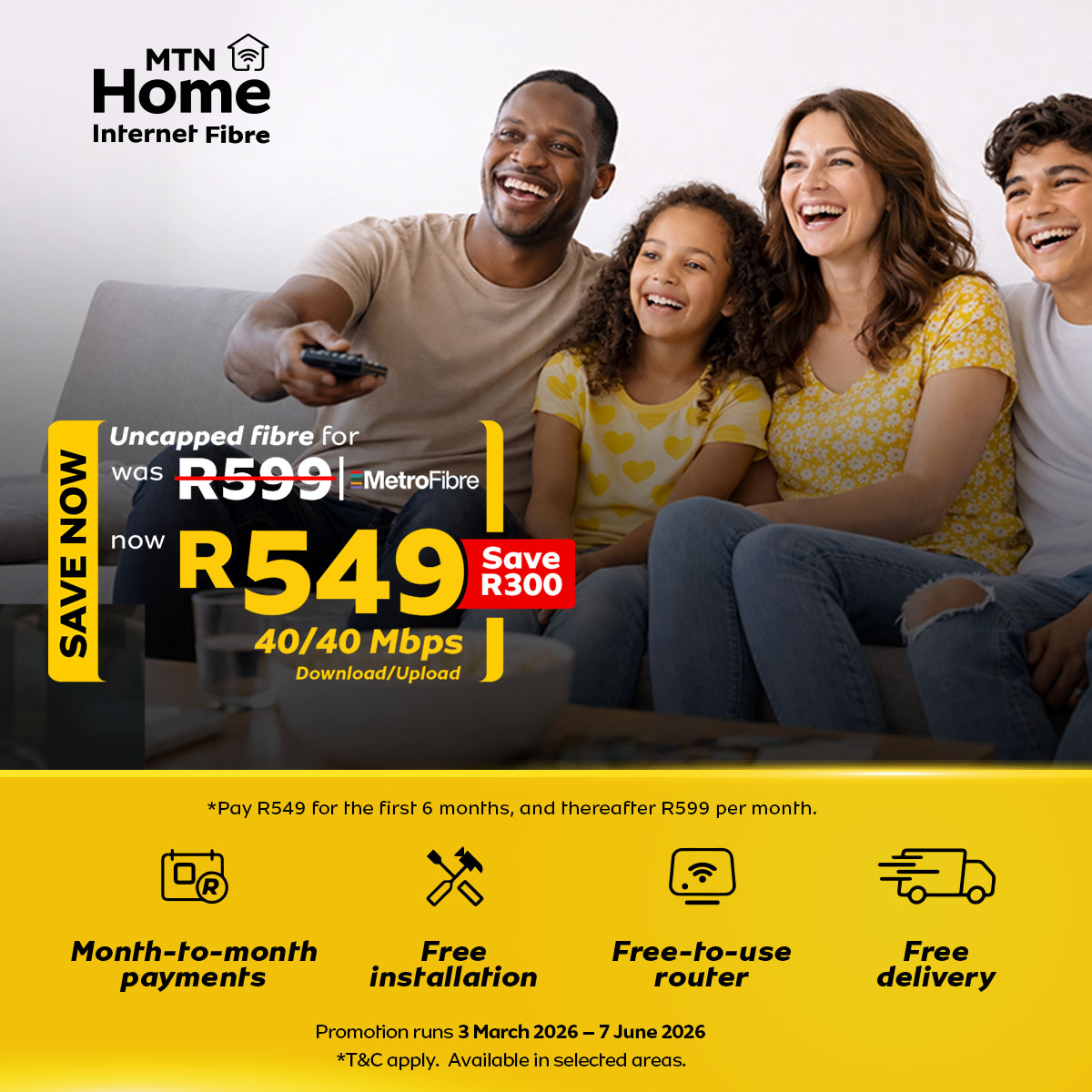 MTN South Africa Facebook ad