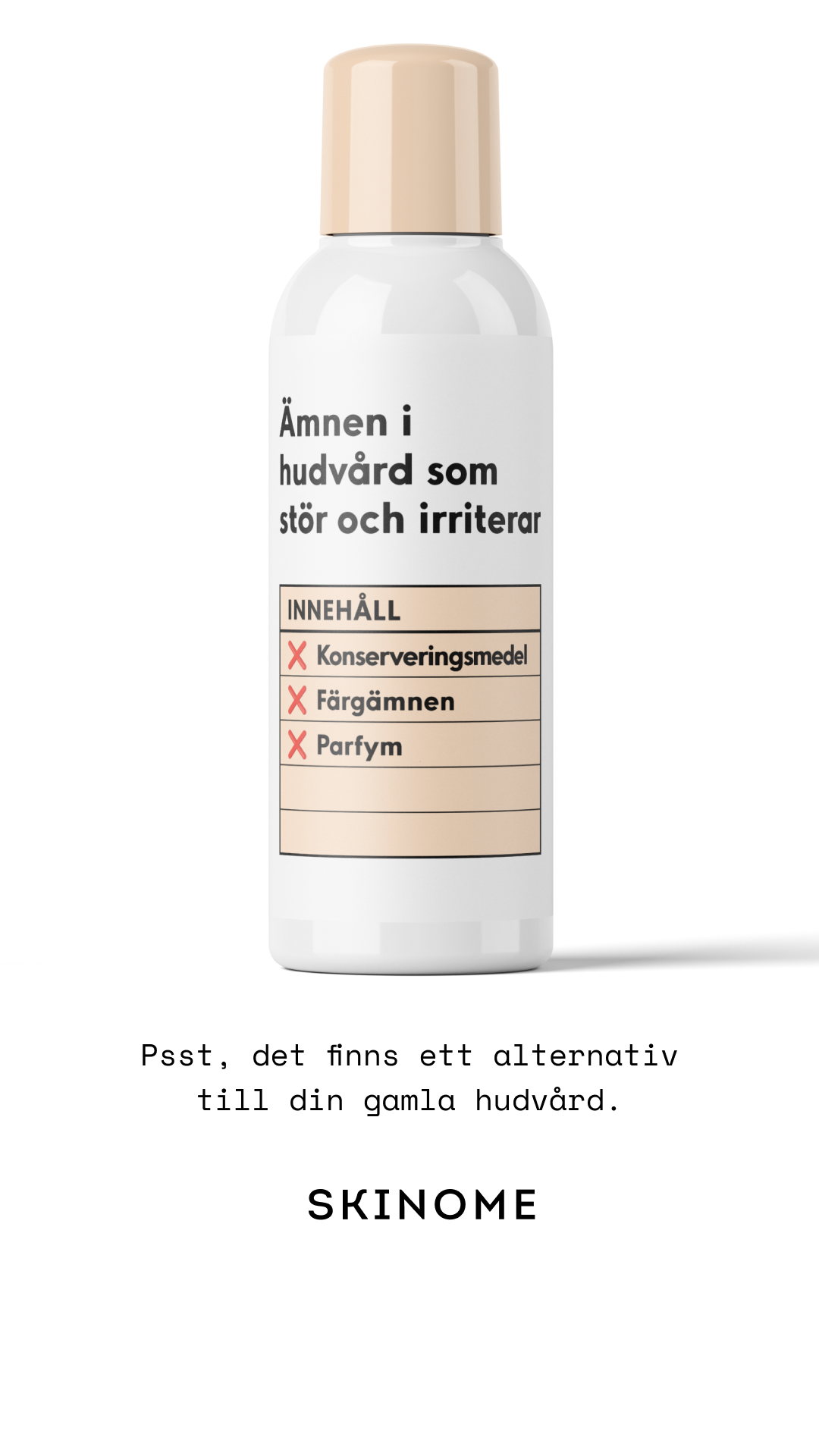 Skinome Facebook ad