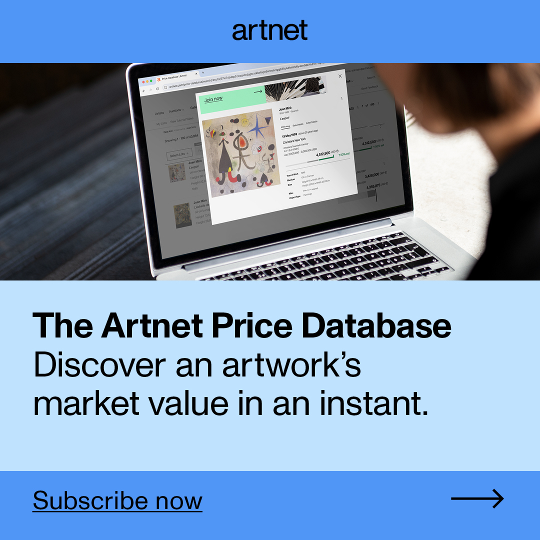 artnet Facebook ad