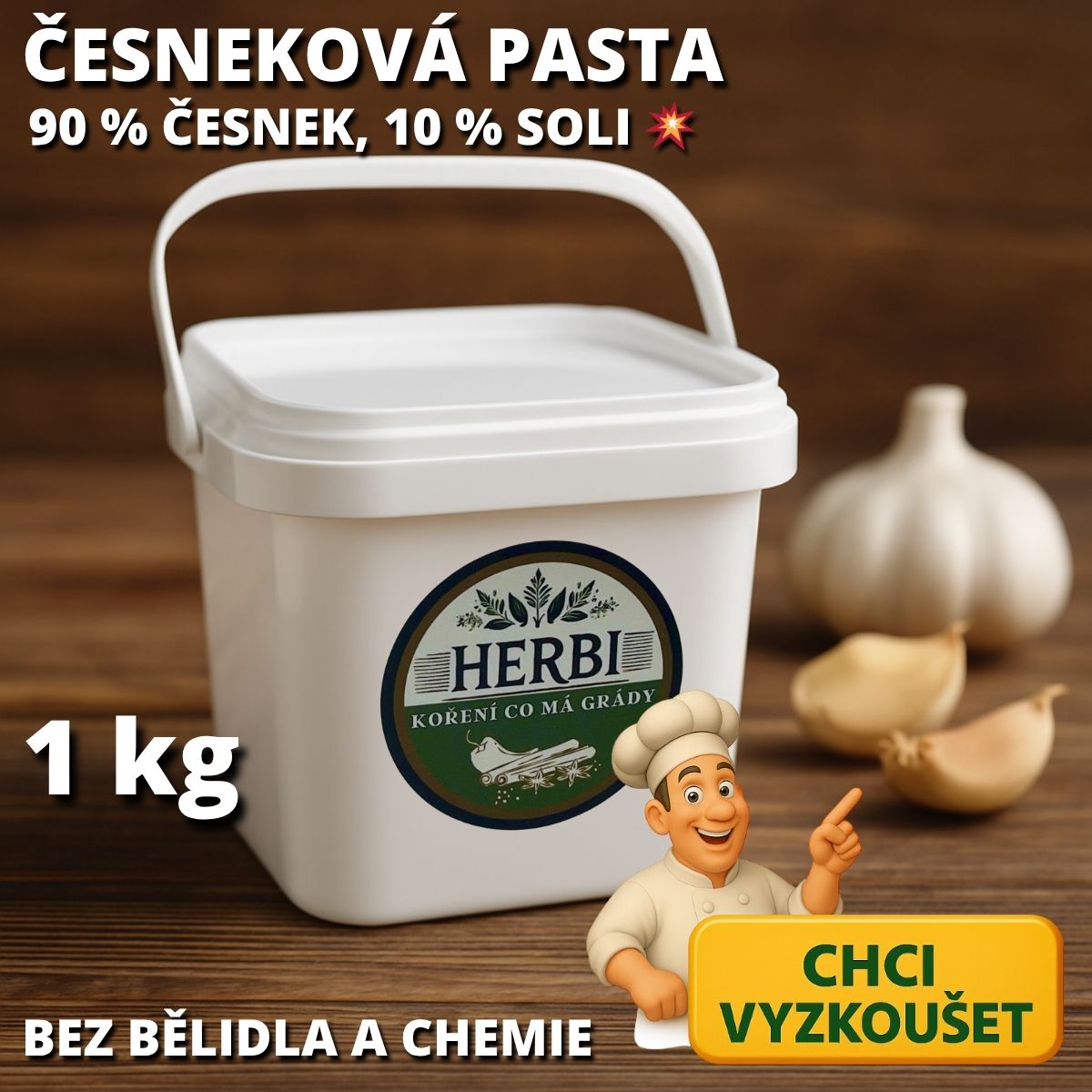 HERBI.cz Facebook ad: Koření, co má grády!