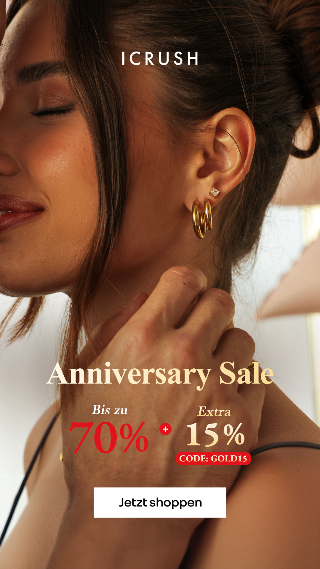 ICRUSH Facebook ad: ICRUSH | bis zu 70% Rabatt