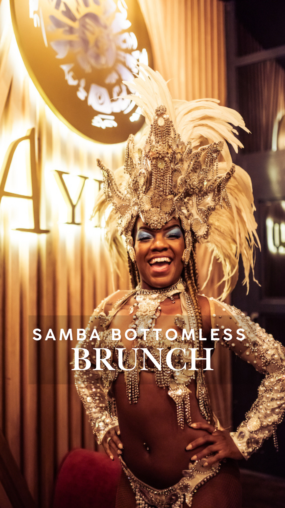 Ayllu Facebook ad: Samba Bottomless Brunch