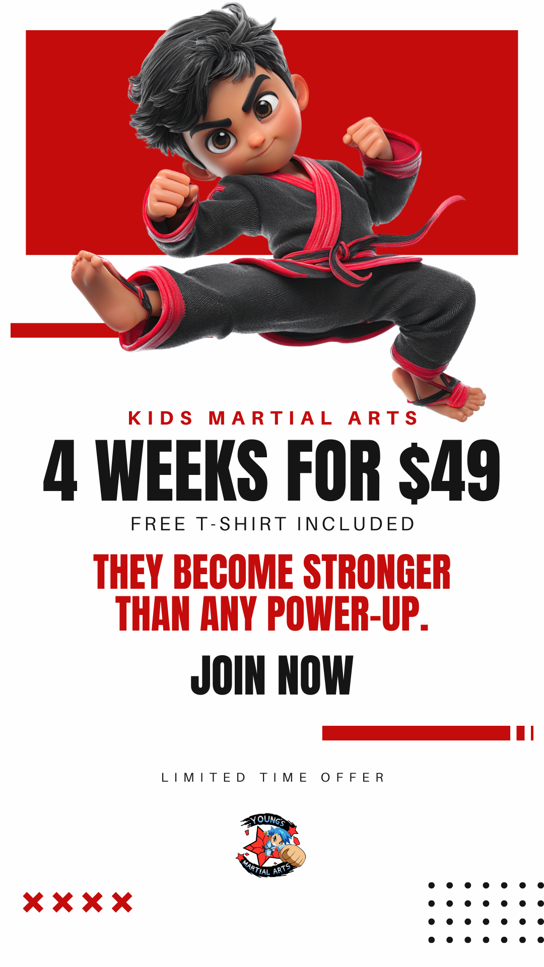 Young's Martial Arts Dayton Facebook ad