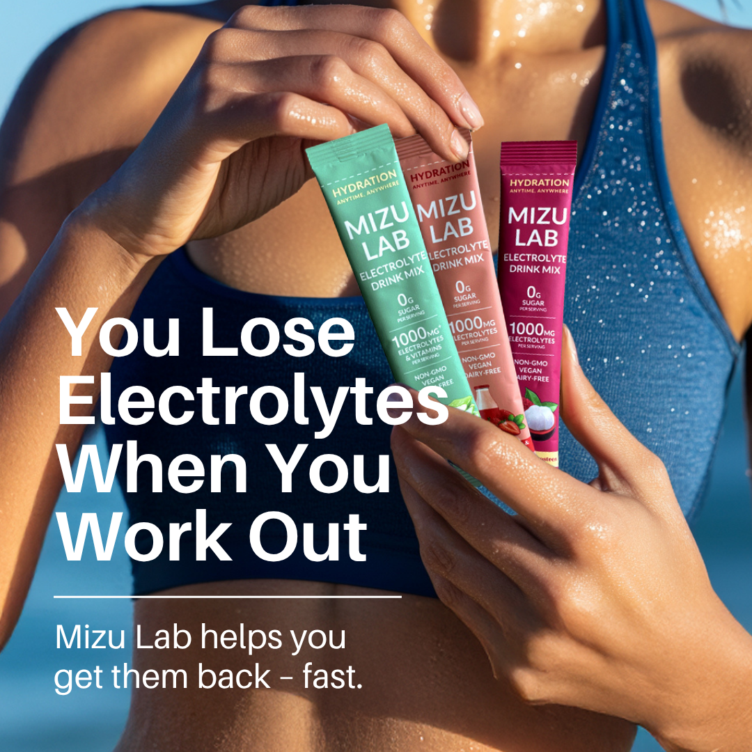 Mizu Lab Hydration Drink Mix Facebook ad