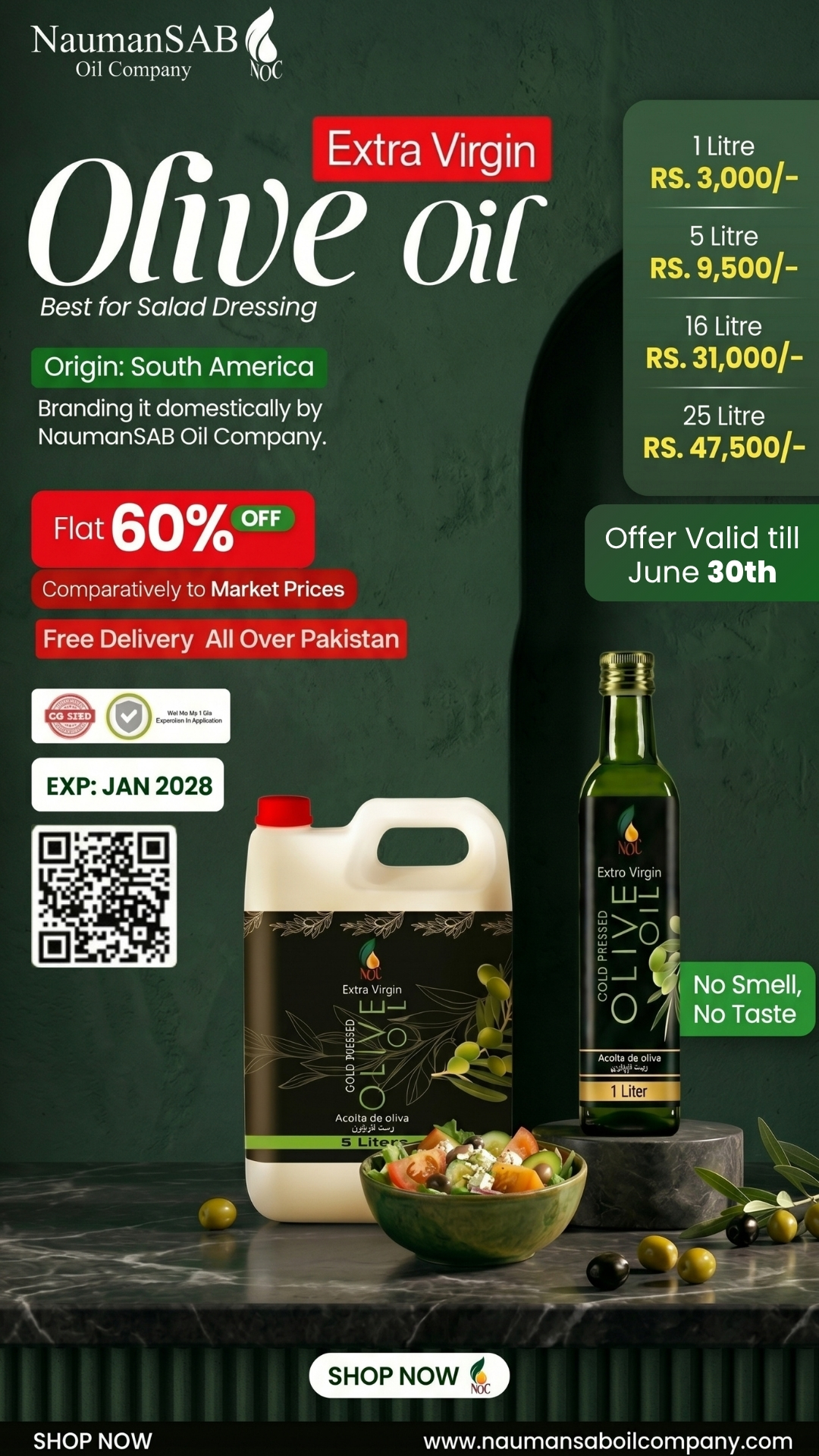 NaumanSab Oil Company Facebook ad