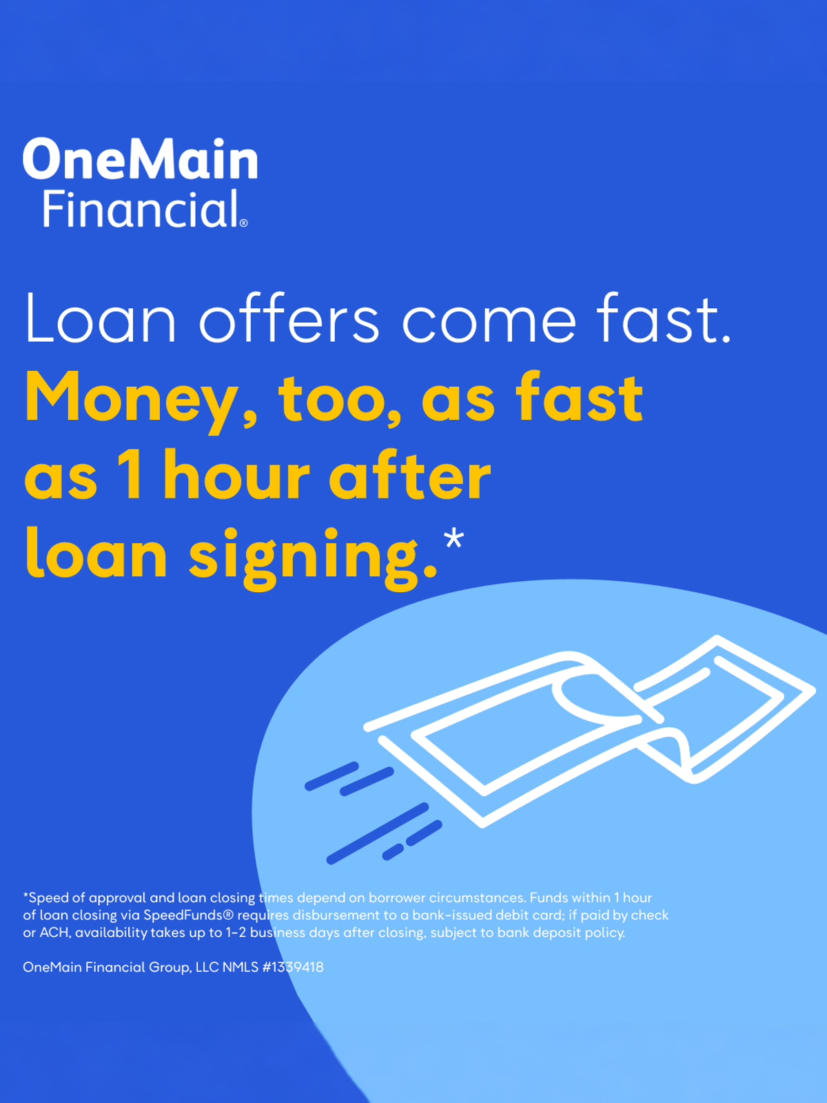 OneMain Financial Facebook ad